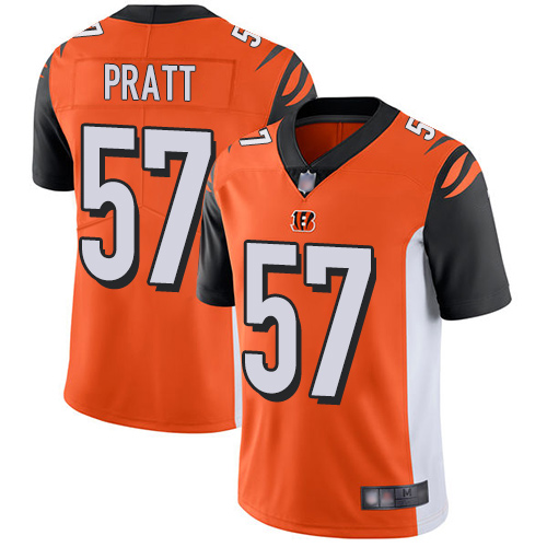 Cincinnati Bengals Limited Orange Men Germaine Pratt Alternate Jersey NFL Footballl #57 Vapor Untouchable->cincinnati bengals->NFL Jersey